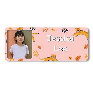 Medium Photo Name Label - Tigers
