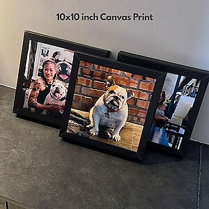 10x10inch (25x25cm) Square Canvas Print