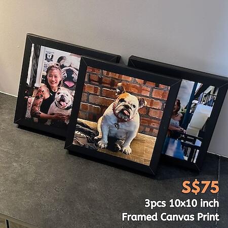 10x10inch (25x25cm) Square Canvas Print