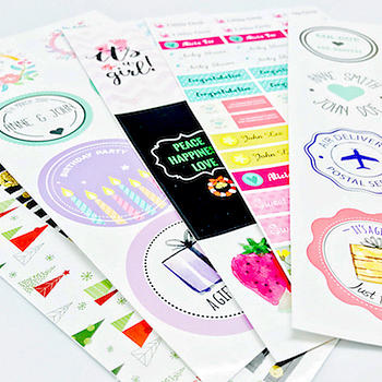 Packaging Sticker Labels - Upload Your Own