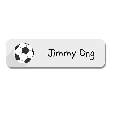 Small Name Label - Football