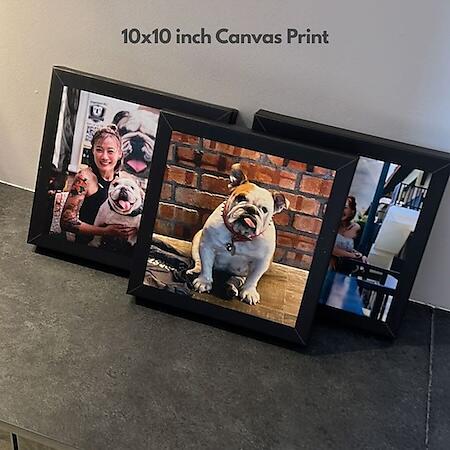 10x10inch (25x25cm) Square Canvas Print