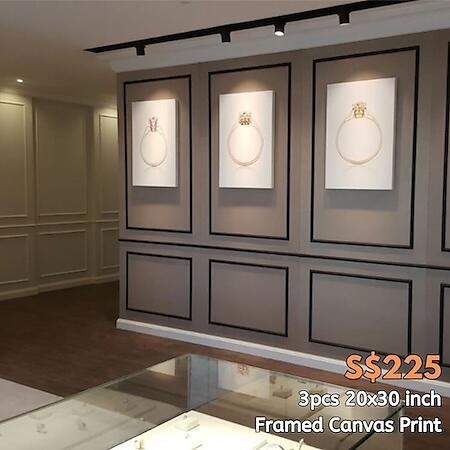 3 Pieces 20x30inch (50x76cm) Portrait Canvas Print