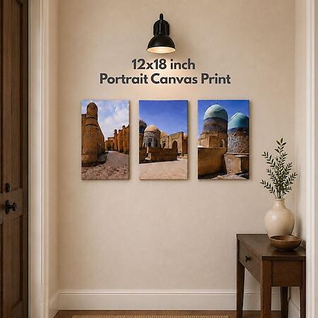 3 Pieces 12x18inch (30x45cm) Portrait Canvas Print