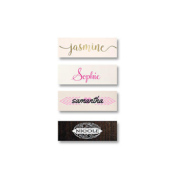 Small Name Labels - Upload Your Own